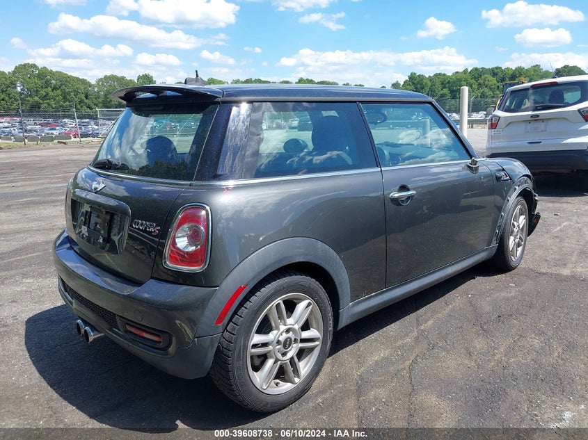 2013 Mini Hardtop Cooper S VIN: WMWSV3C59DT478261 Lot: 39608738