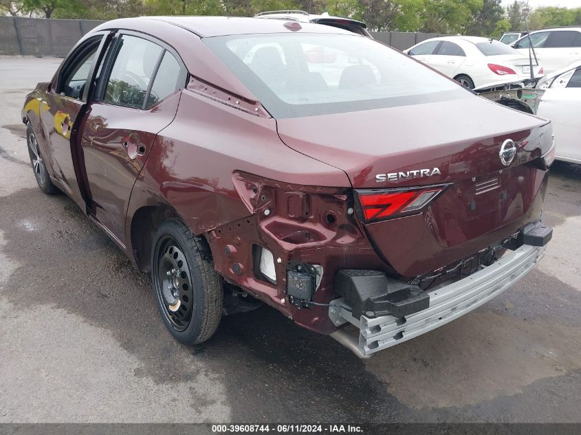 2023 Nissan Sentra Sv Xtronic Cvt VIN: 3N1AB8CV2PY241386 Lot: 39608744