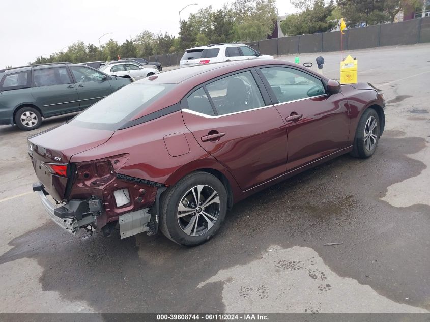 2023 Nissan Sentra Sv Xtronic Cvt VIN: 3N1AB8CV2PY241386 Lot: 39608744