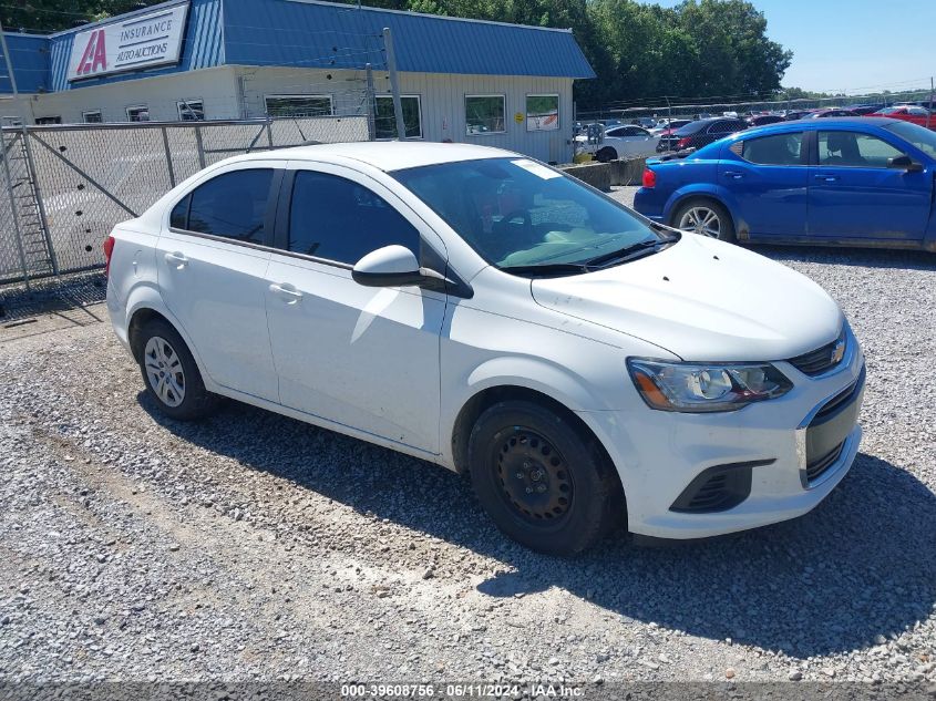 2017 Chevrolet Sonic Ls Auto VIN: 1G1JB5SH0H4165896 Lot: 39608756