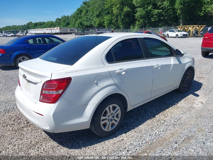 2017 Chevrolet Sonic Ls Auto VIN: 1G1JB5SH0H4165896 Lot: 39608756