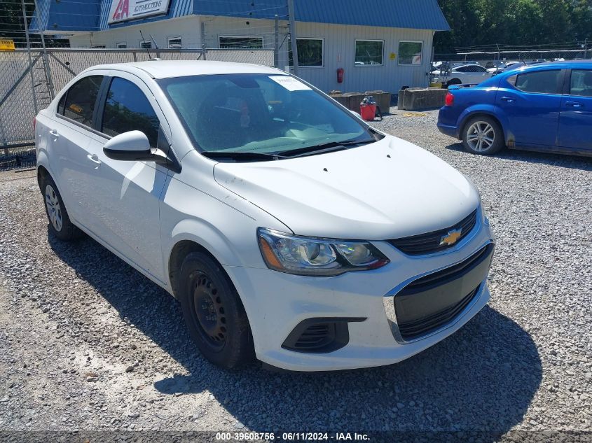 2017 Chevrolet Sonic Ls Auto VIN: 1G1JB5SH0H4165896 Lot: 39608756