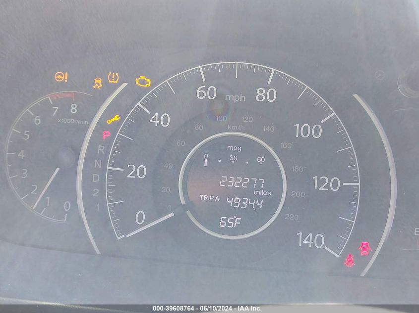 2013 Honda Cr-V Ex VIN: 5J6RM4H53DL012192 Lot: 39608764