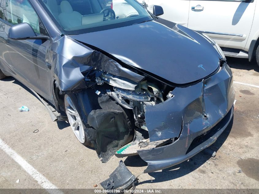 2023 Tesla Model Y Awd/Long Range Dual Motor All-Wheel Drive VIN: 7SAYGDEE9PF894329 Lot: 39608796