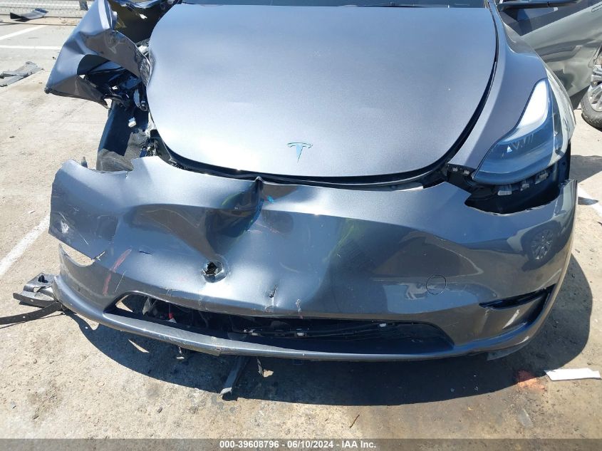 2023 Tesla Model Y Awd/Long Range Dual Motor All-Wheel Drive VIN: 7SAYGDEE9PF894329 Lot: 39608796