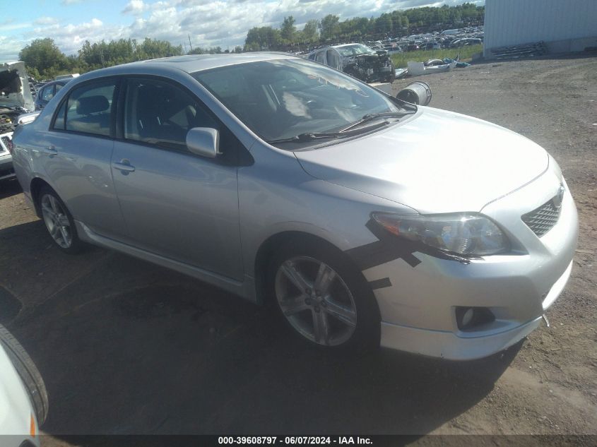 2009 Toyota Corolla Xrs VIN: 2T1BE40E49C026651 Lot: 39608797