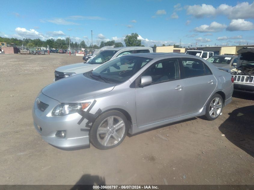 2009 Toyota Corolla Xrs VIN: 2T1BE40E49C026651 Lot: 39608797