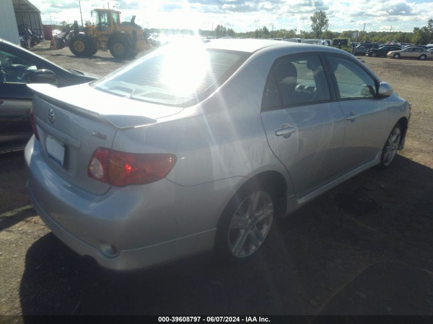 2009 Toyota Corolla Xrs VIN: 2T1BE40E49C026651 Lot: 39608797