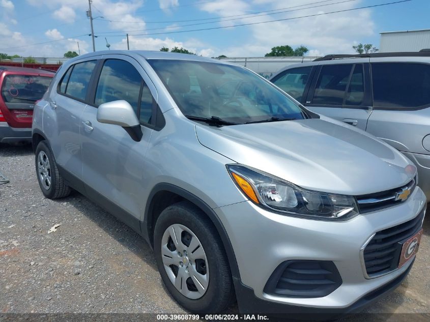 2017 Chevrolet Trax Ls VIN: KL7CJKSB5HB147187 Lot: 39608799