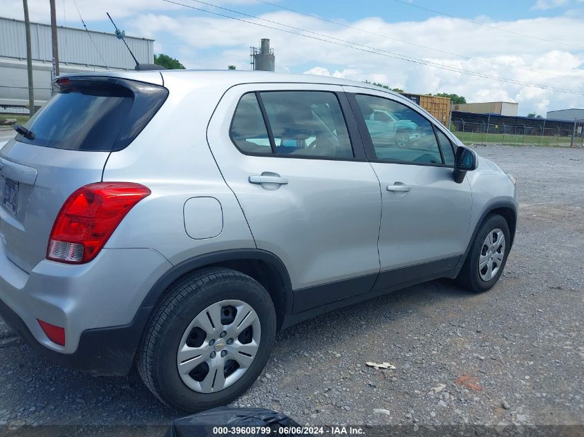 2017 Chevrolet Trax Ls VIN: KL7CJKSB5HB147187 Lot: 39608799