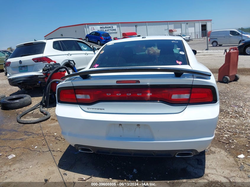 2012 Dodge Charger Se VIN: 2C3CDXBG0CH103380 Lot: 39608805