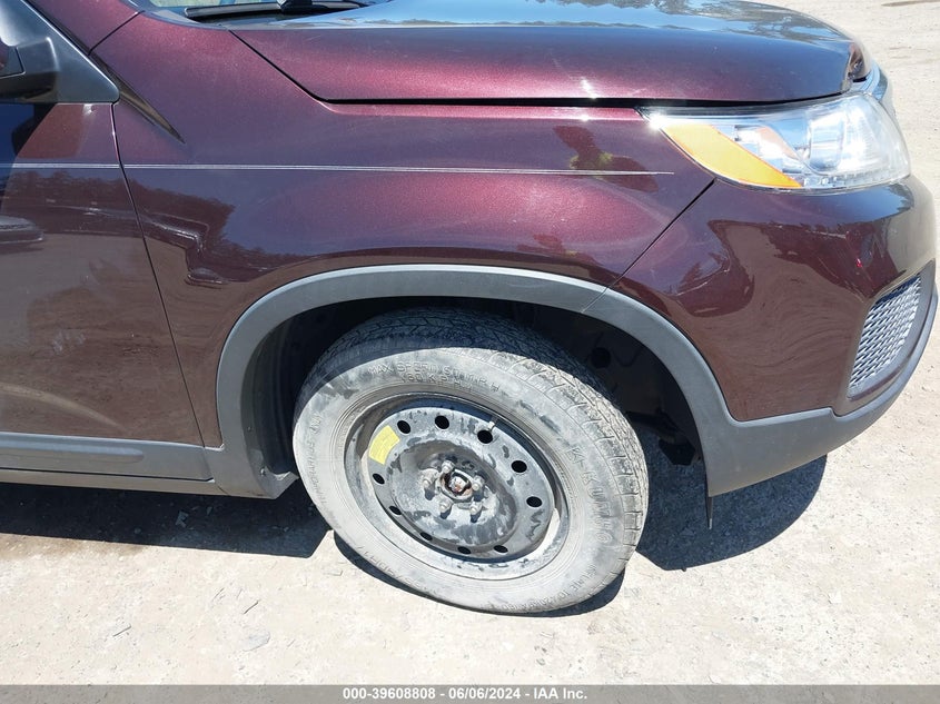 2011 Kia Sorento Lx V6 VIN: 5XYKT4A26BG092879 Lot: 39608808