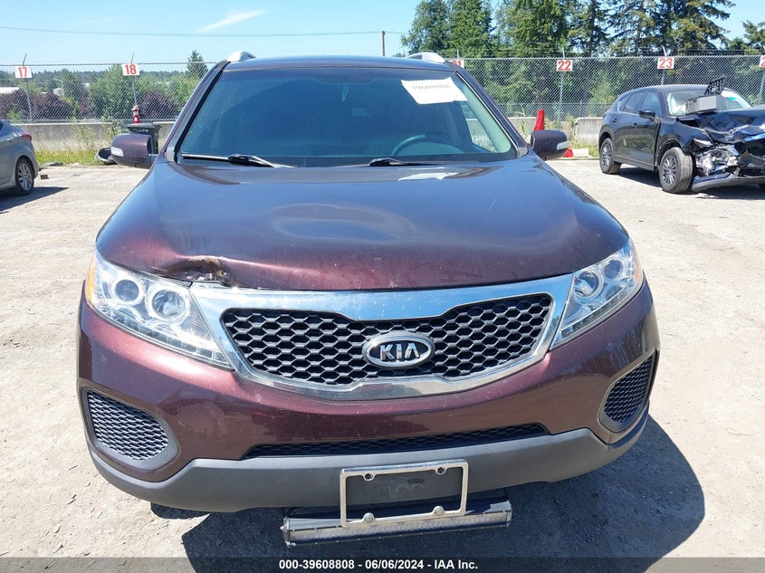 2011 Kia Sorento Lx V6 VIN: 5XYKT4A26BG092879 Lot: 39608808