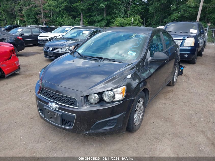 2015 Chevrolet Sonic Lt VIN: 1G1JC5SH4F4116212 Lot: 39608830