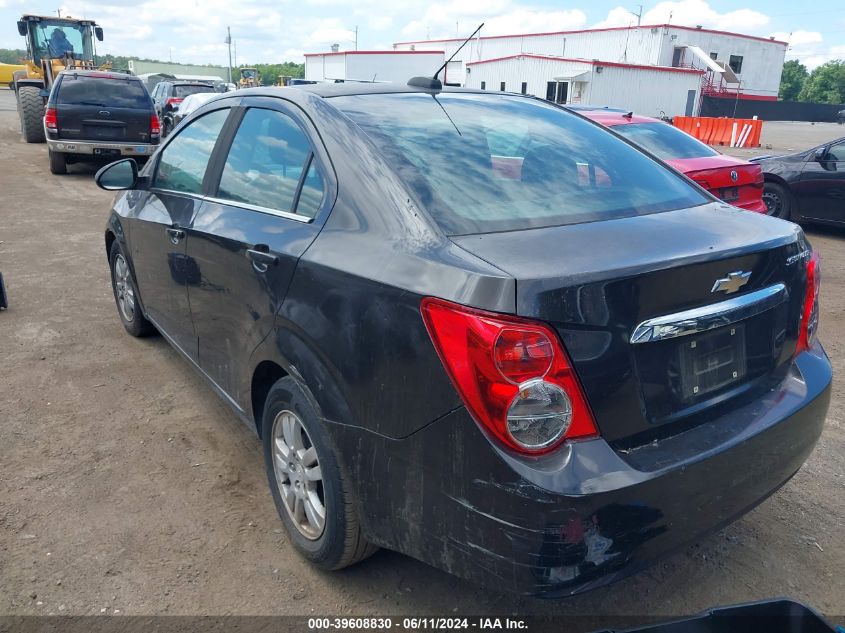 2015 Chevrolet Sonic Lt VIN: 1G1JC5SH4F4116212 Lot: 39608830