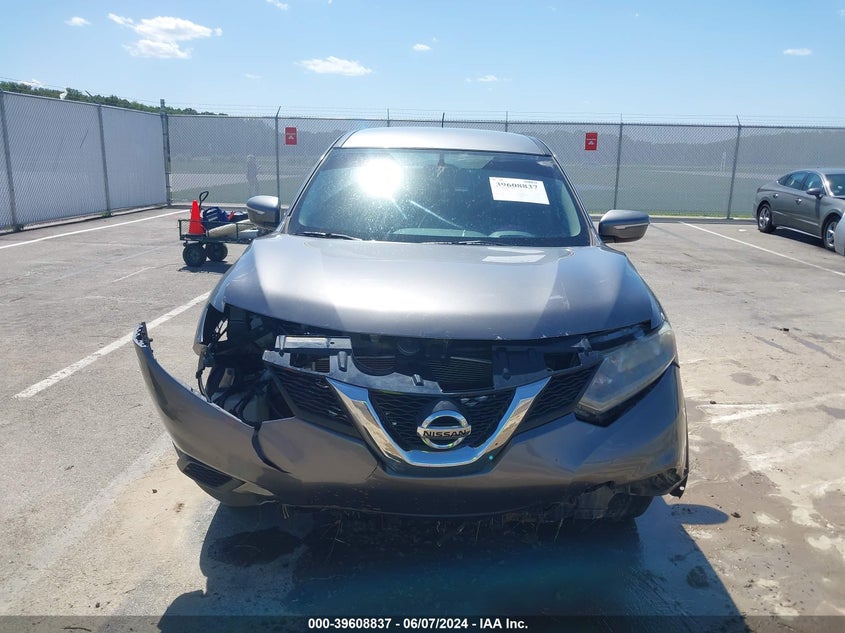 2015 Nissan Rogue S VIN: KNMAT2MV5FP570394 Lot: 39608837