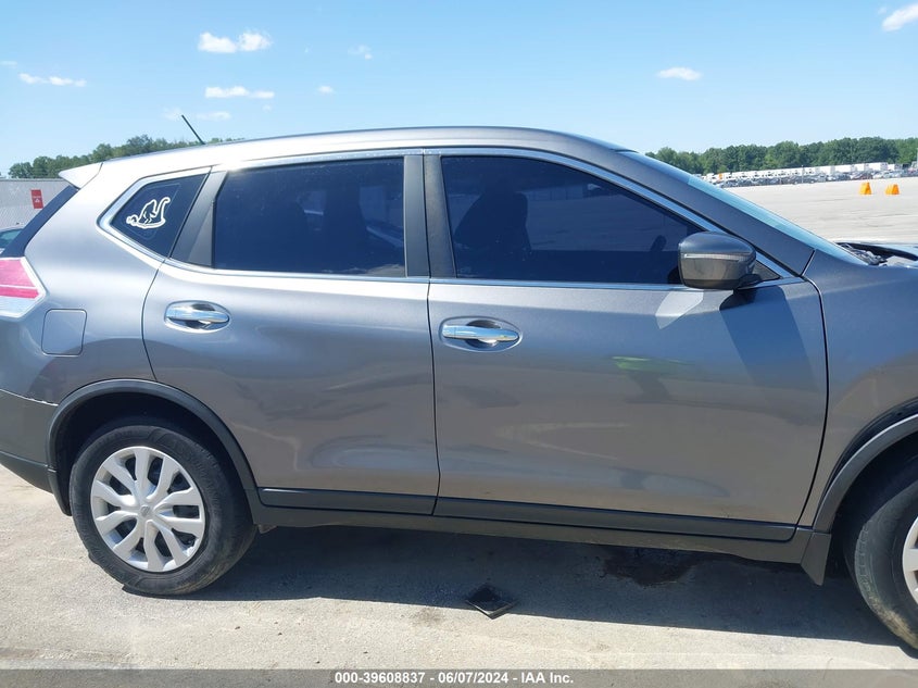 2015 Nissan Rogue S VIN: KNMAT2MV5FP570394 Lot: 39608837