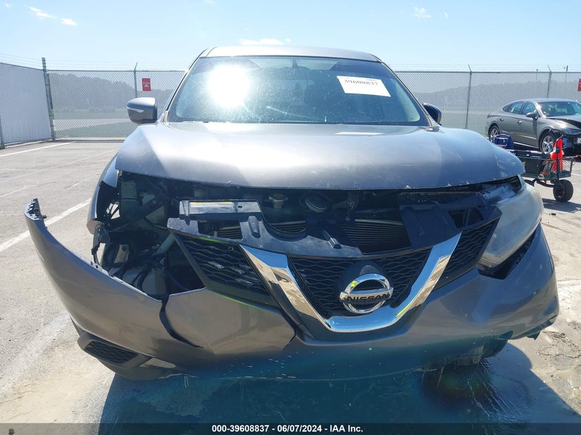 2015 Nissan Rogue S VIN: KNMAT2MV5FP570394 Lot: 39608837