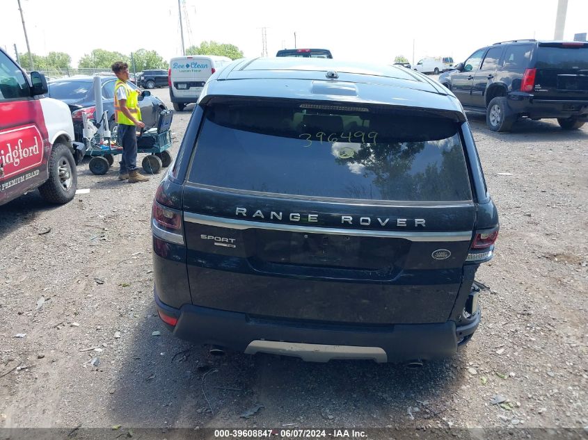 2014 Land Rover Range Rover Sport 3.0L V6 Supercharged Hse VIN: SALWR2WF8EA396499 Lot: 39608847