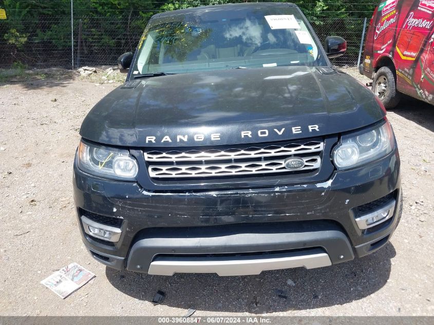 2014 Land Rover Range Rover Sport 3.0L V6 Supercharged Hse VIN: SALWR2WF8EA396499 Lot: 39608847