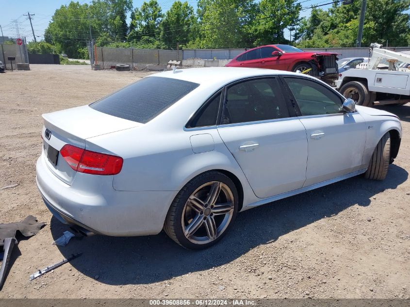 2012 Audi S4 3.0 Premium Plus VIN: WAUDGAFL5CA103544 Lot: 39608856