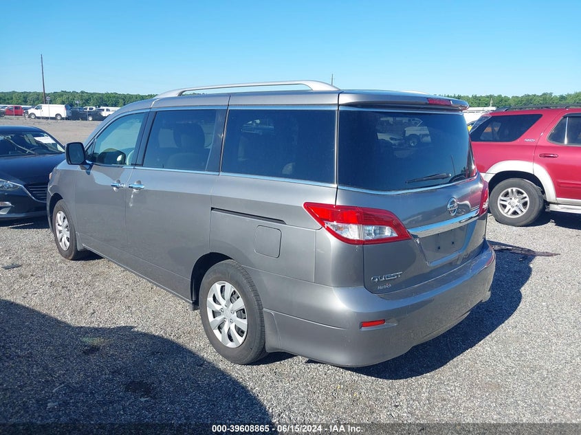 2012 Nissan Quest S VIN: JN8AE2KP6C9031883 Lot: 39608865