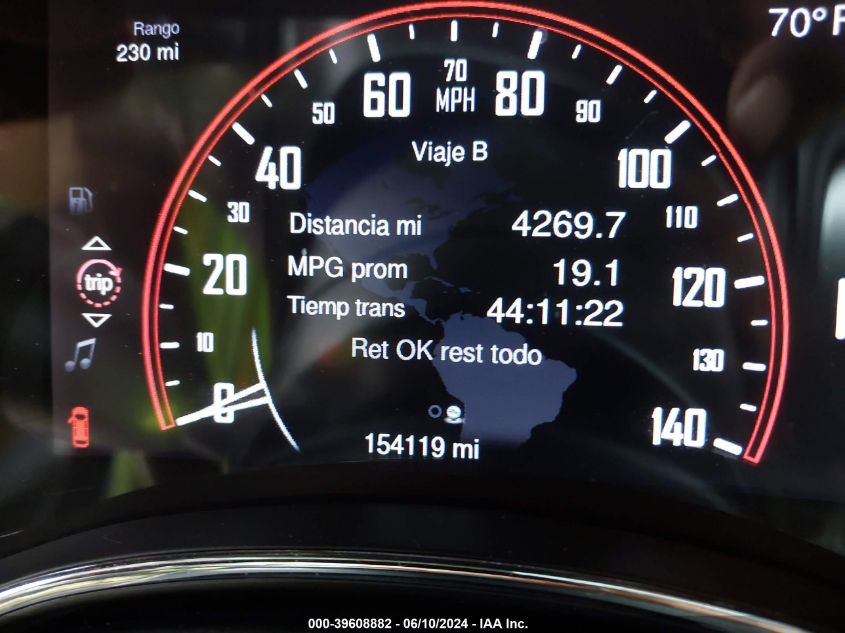 2015 Dodge Durango R/T VIN: 1C4SDHCT7FC833965 Lot: 39608882