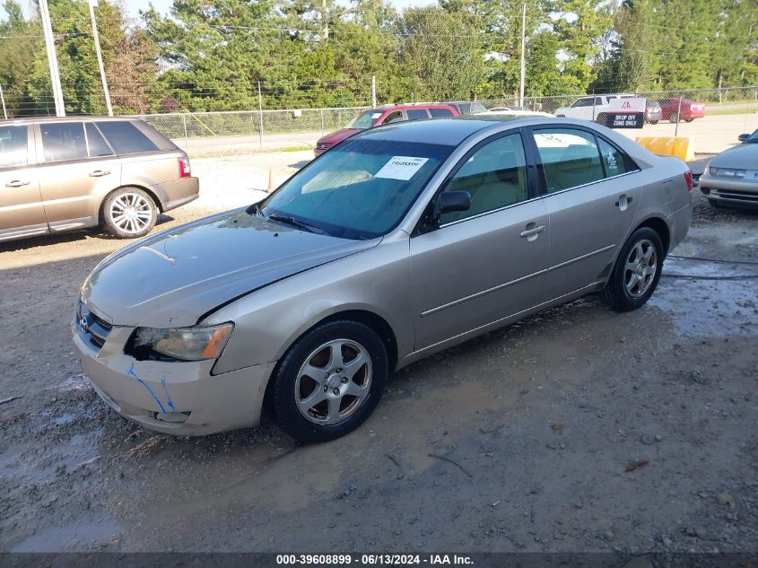 2006 Hyundai Sonata Gls V6/Lx V6 VIN: 5NPEU46F36H126491 Lot: 39608899