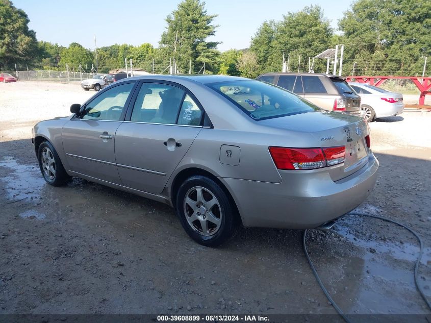 2006 Hyundai Sonata Gls V6/Lx V6 VIN: 5NPEU46F36H126491 Lot: 39608899