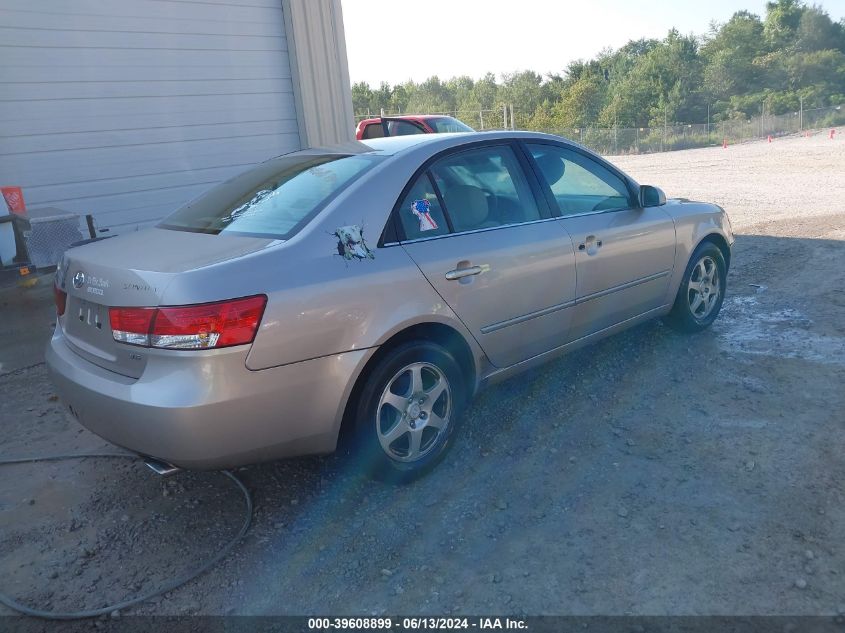 2006 Hyundai Sonata Gls V6/Lx V6 VIN: 5NPEU46F36H126491 Lot: 39608899