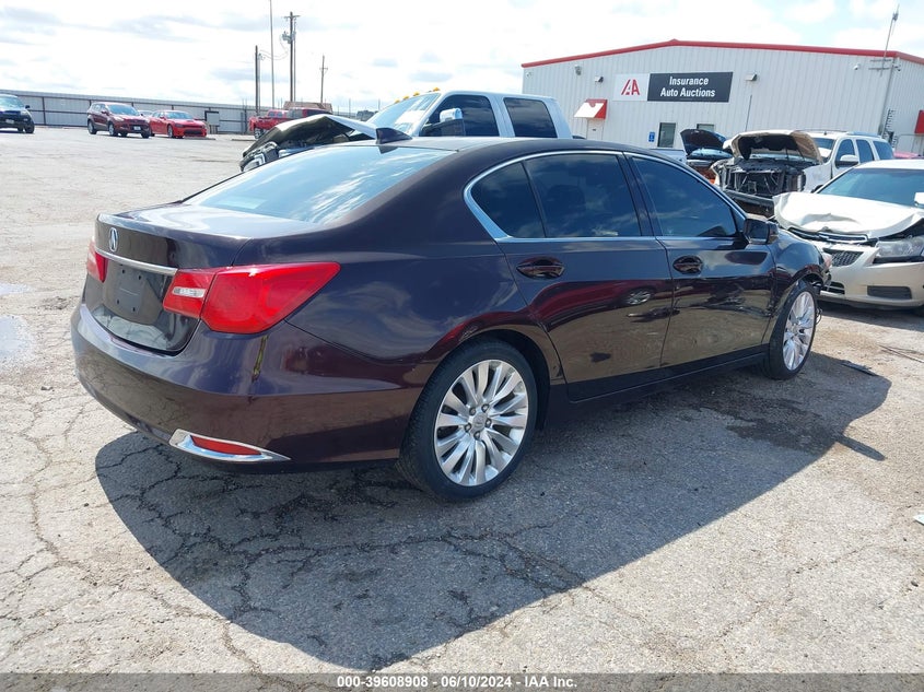 2014 Acura Rlx VIN: JH4KC1F52EC002023 Lot: 39608908