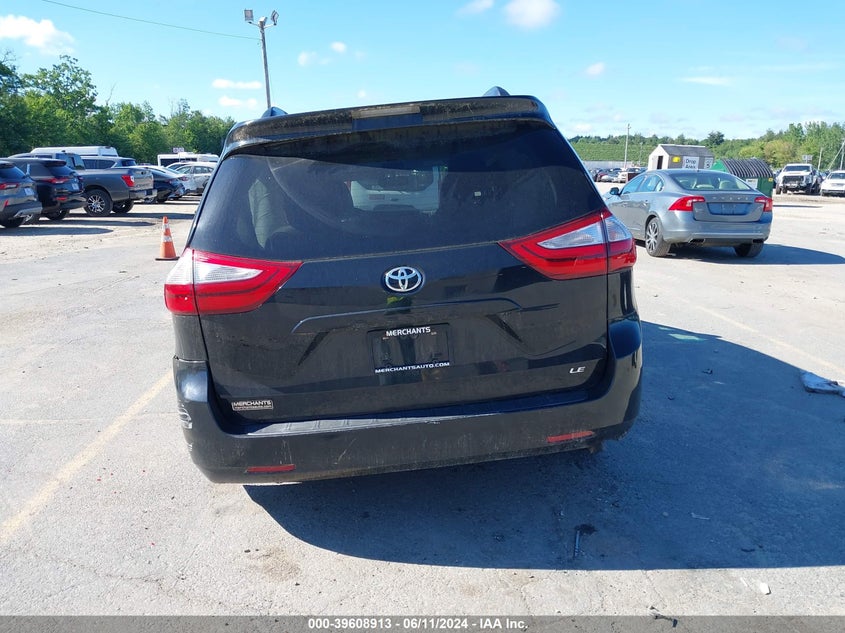 2015 Toyota Sienna Le 8 Passenger VIN: 5TDKK3DC0FS618692 Lot: 39608913