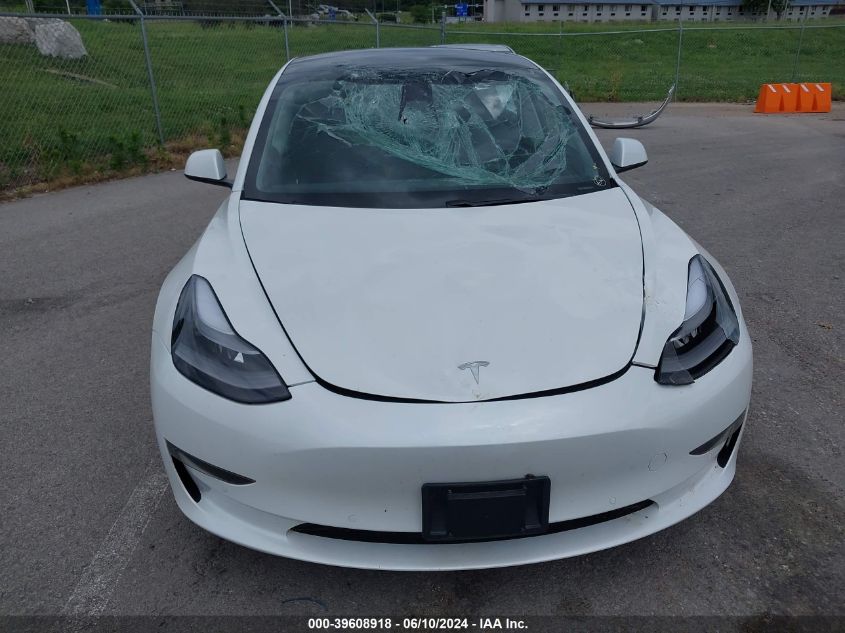 2021 Tesla Model 3 Standard Range Plus Rear-Wheel Drive VIN: 5YJ3E1EAXMF976865 Lot: 40882188