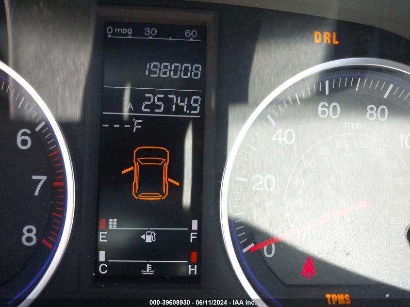 2008 Honda Cr-V Ex-L VIN: 5J6RE38748L003029 Lot: 39608930