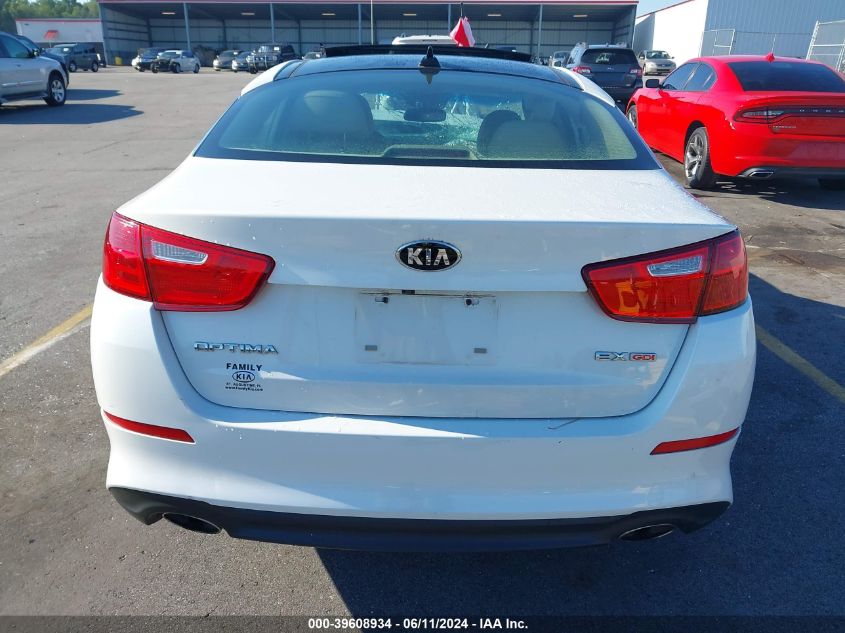 2015 Kia Optima Ex VIN: 5XXGN4A70FG479630 Lot: 39608934
