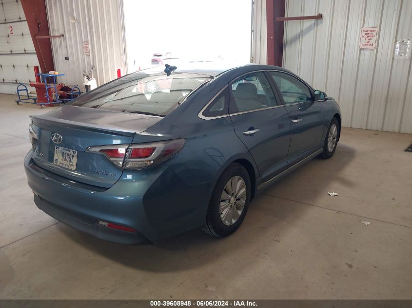 2016 Hyundai Sonata Hybrid Se VIN: KMHE24L15GA036066 Lot: 39608948