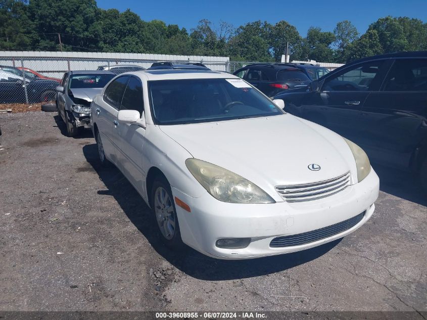 2003 Lexus Es 300 VIN: JTHBF30G530129215 Lot: 39608955