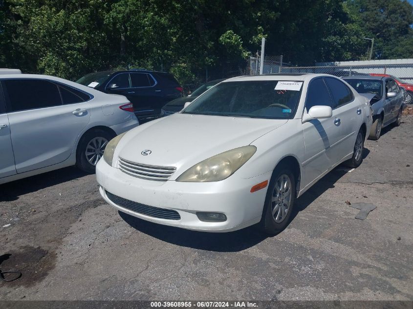 2003 Lexus Es 300 VIN: JTHBF30G530129215 Lot: 39608955