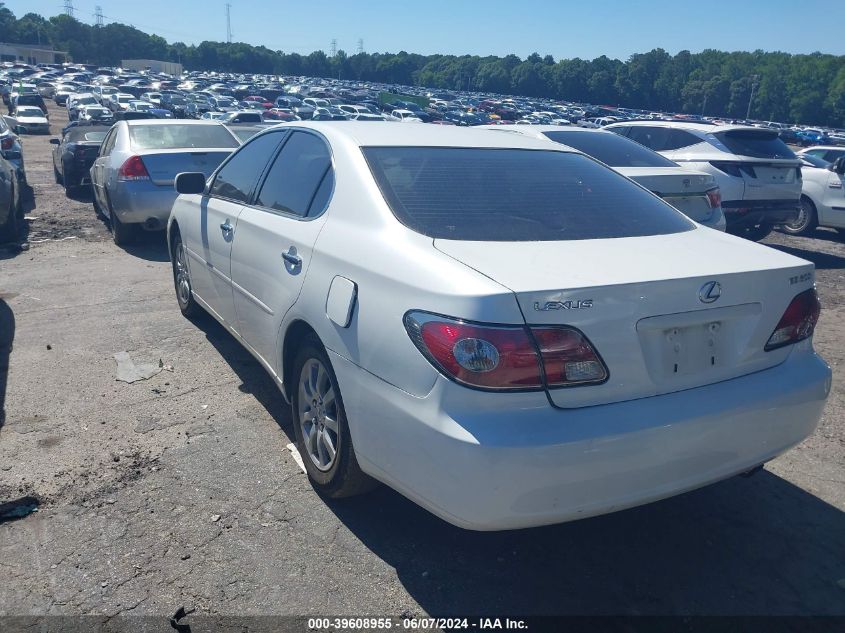 2003 Lexus Es 300 VIN: JTHBF30G530129215 Lot: 39608955