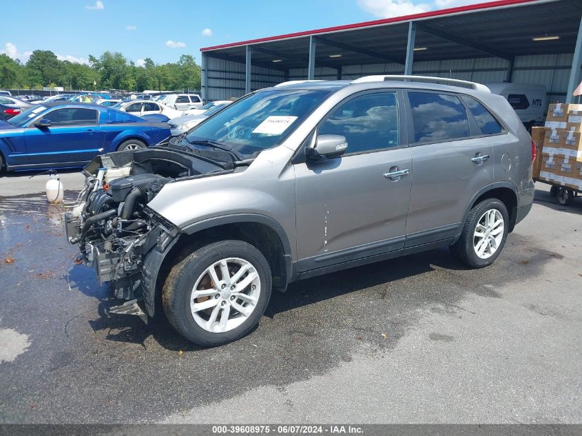 2015 Kia Sorento Lx VIN: 5XYKT3A67FG563067 Lot: 39608975