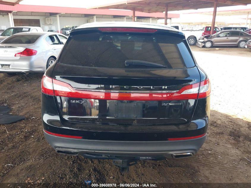 2016 Lincoln Mkx Reserve VIN: 2LMPJ6LP6GBL27874 Lot: 39608978