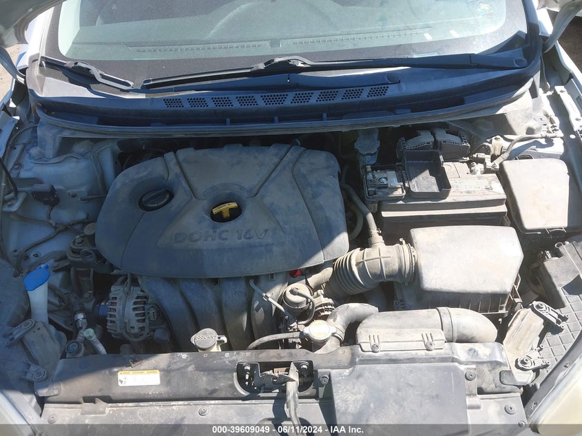 2012 Hyundai Elantra Gls VIN: 5NPDH4AE4CH067963 Lot: 39609049