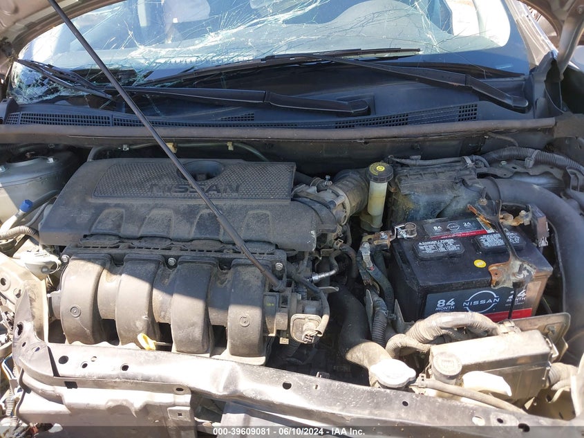 2017 Nissan Sentra Sv VIN: 3N1AB7AP6HY376824 Lot: 39609081