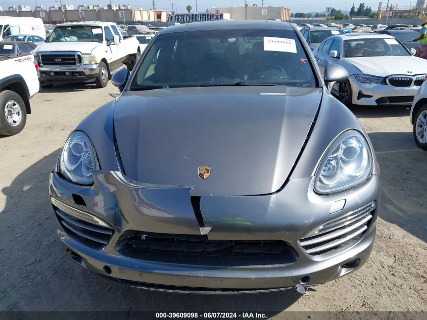 2012 Porsche Cayenne VIN: WP1AA2A22CLA10009 Lot: 39609098