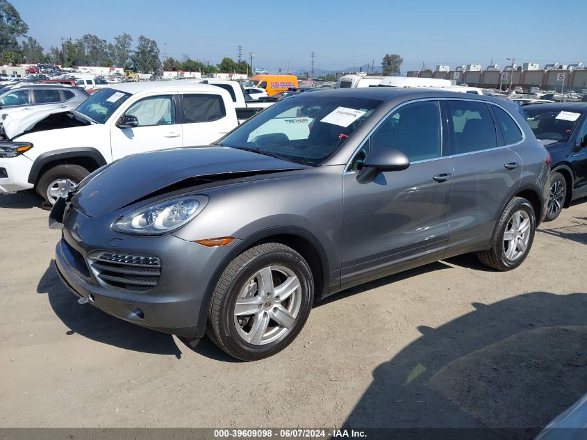 2012 Porsche Cayenne VIN: WP1AA2A22CLA10009 Lot: 39609098