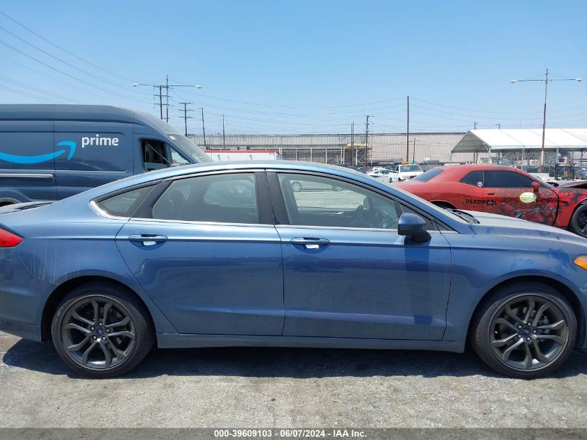 2018 Ford Fusion Se VIN: 3FA6P0H71JR271051 Lot: 39609103