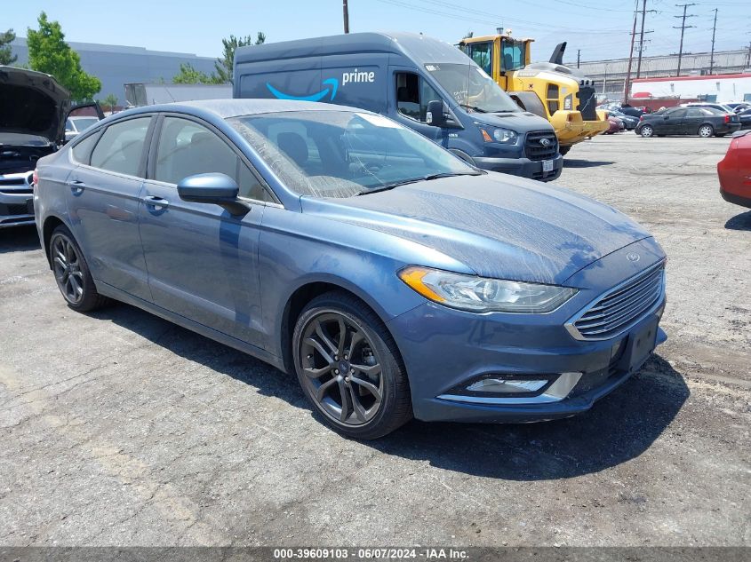 2018 Ford Fusion Se VIN: 3FA6P0H71JR271051 Lot: 39609103