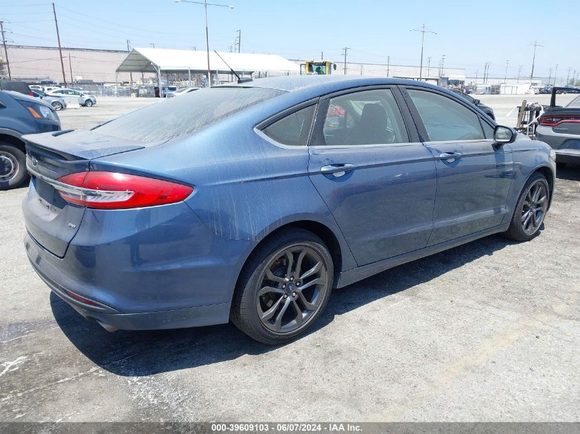 2018 Ford Fusion Se VIN: 3FA6P0H71JR271051 Lot: 39609103