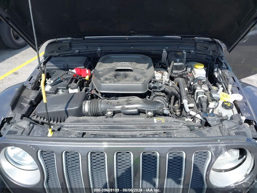 2019 Jeep Wrangler Unlimited Sahara 4X4 VIN: 1C4HJXEN7KW688348 Lot: 39609109