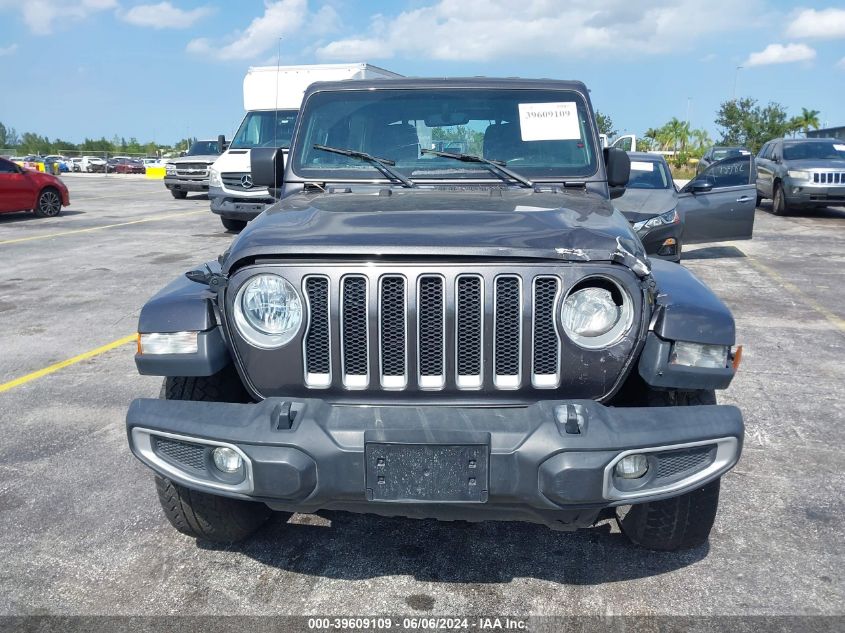 2019 Jeep Wrangler Unlimited Sahara 4X4 VIN: 1C4HJXEN7KW688348 Lot: 39609109